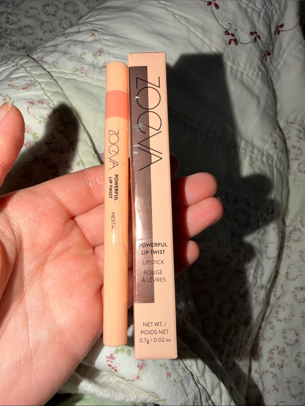 ZOEVA Powerful Lip Twist Lipstick — Hestia (Peach Nude)